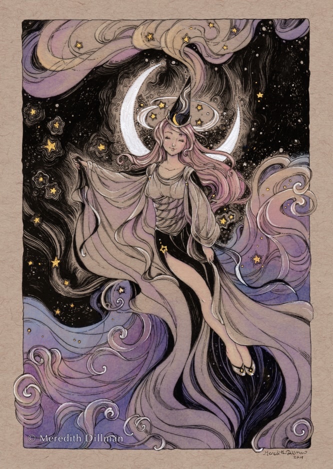 Night Magic Witch