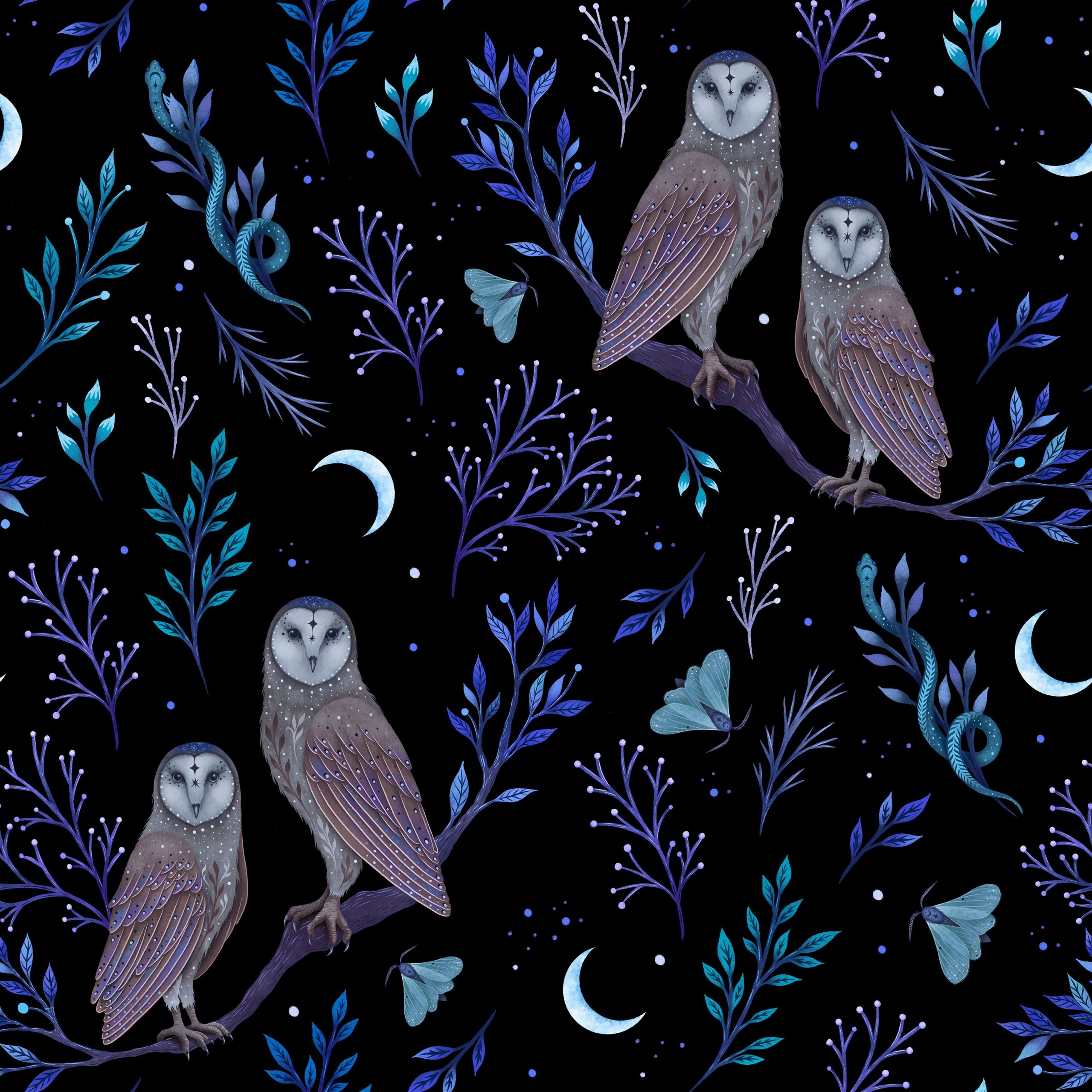 Owls in the Moonlight PT20220020