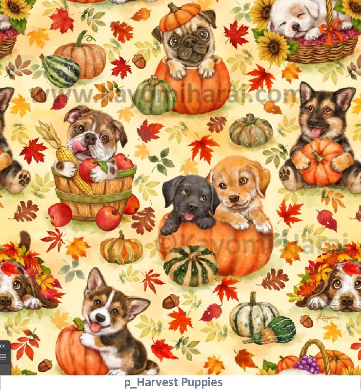 Pattern Harvest Puppies