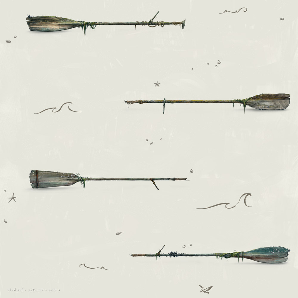 Pattern – coastal oars 1