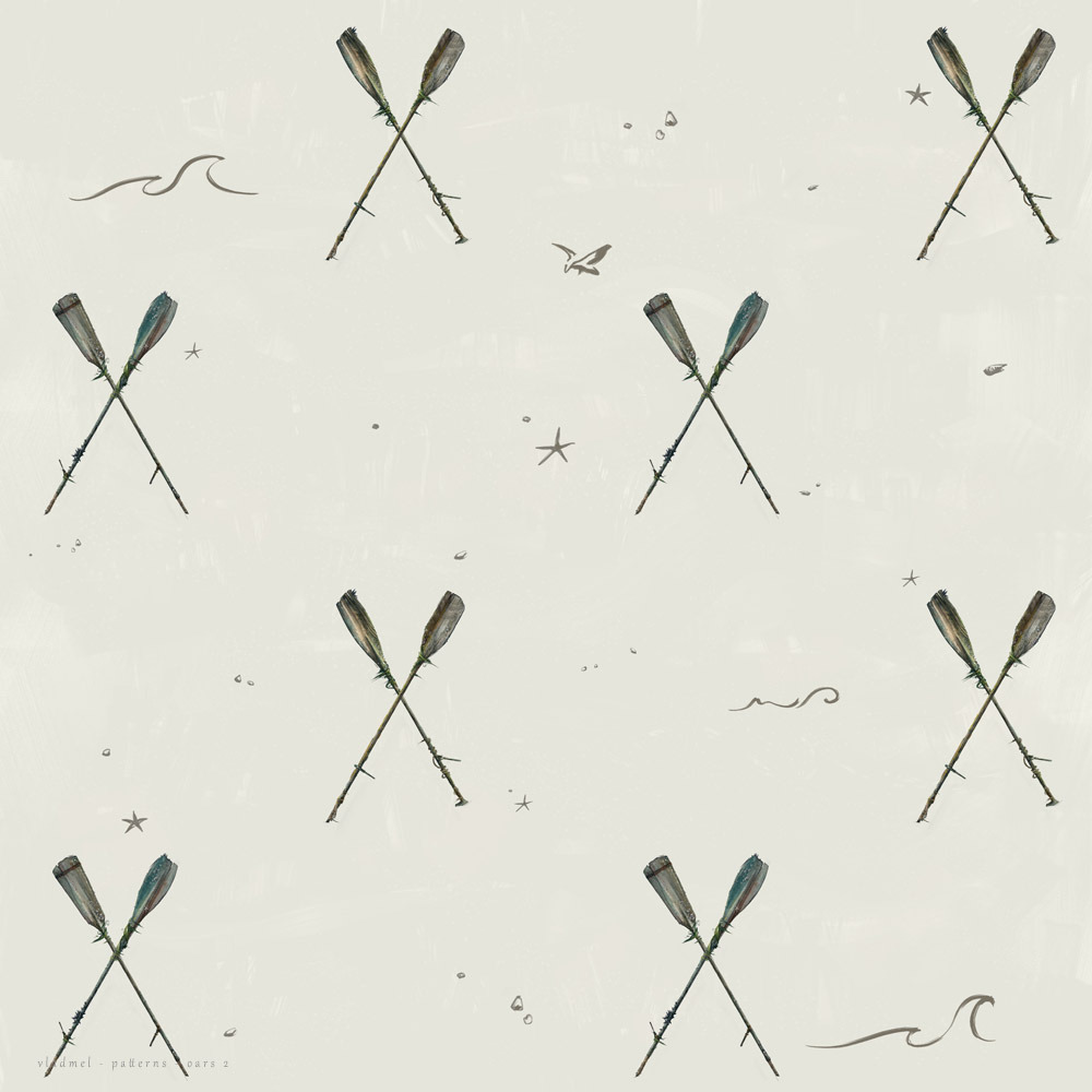 Pattern – coastal oars 2