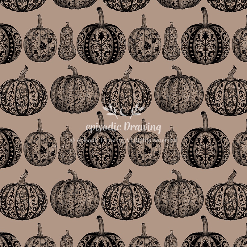Ornamental Pumpkin Pattern