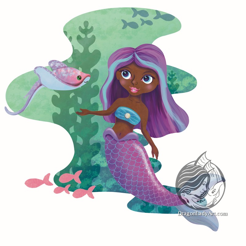 Cure Purple Mermaid