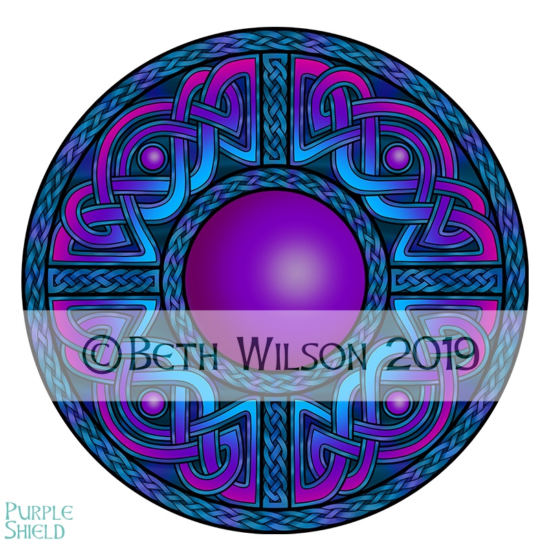 Purple Shield 048