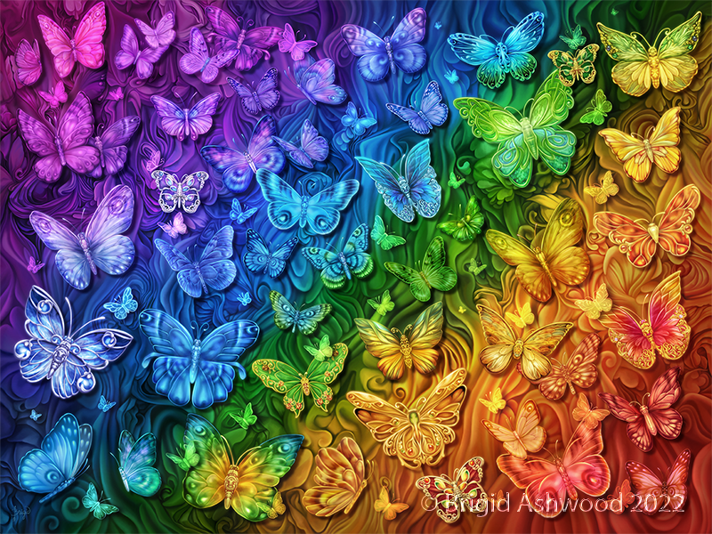 Rainbow Butterflies