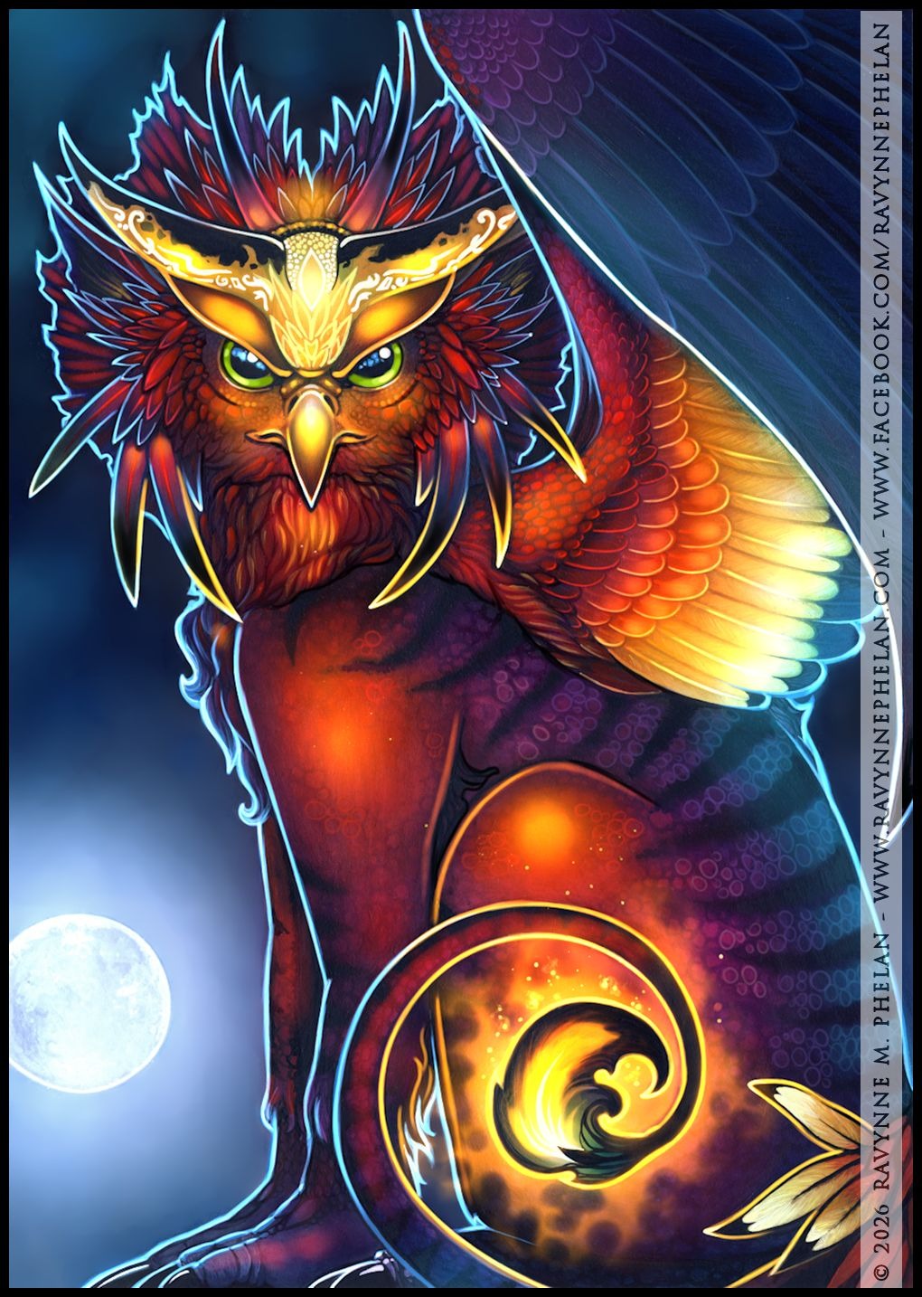 THE NIGHT EMBER GRYPHON