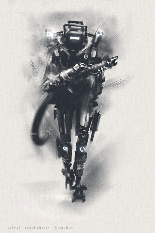 robot sketch – firefighter