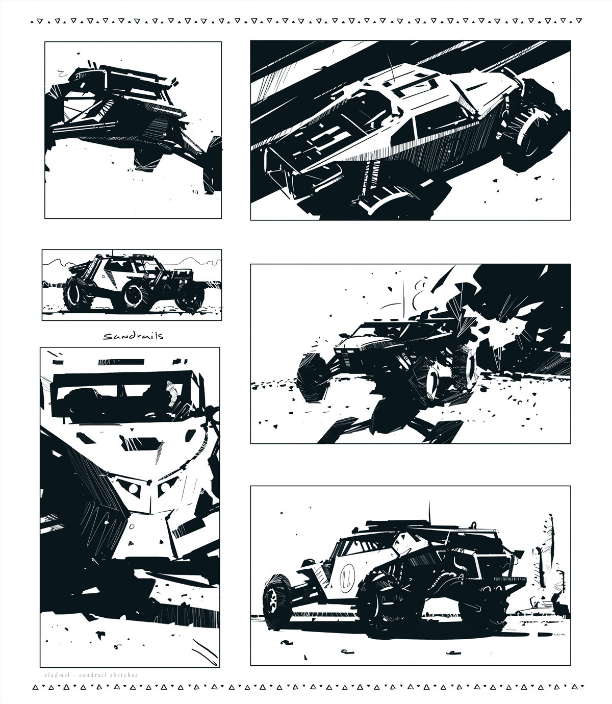 Sandrail sketches vertical