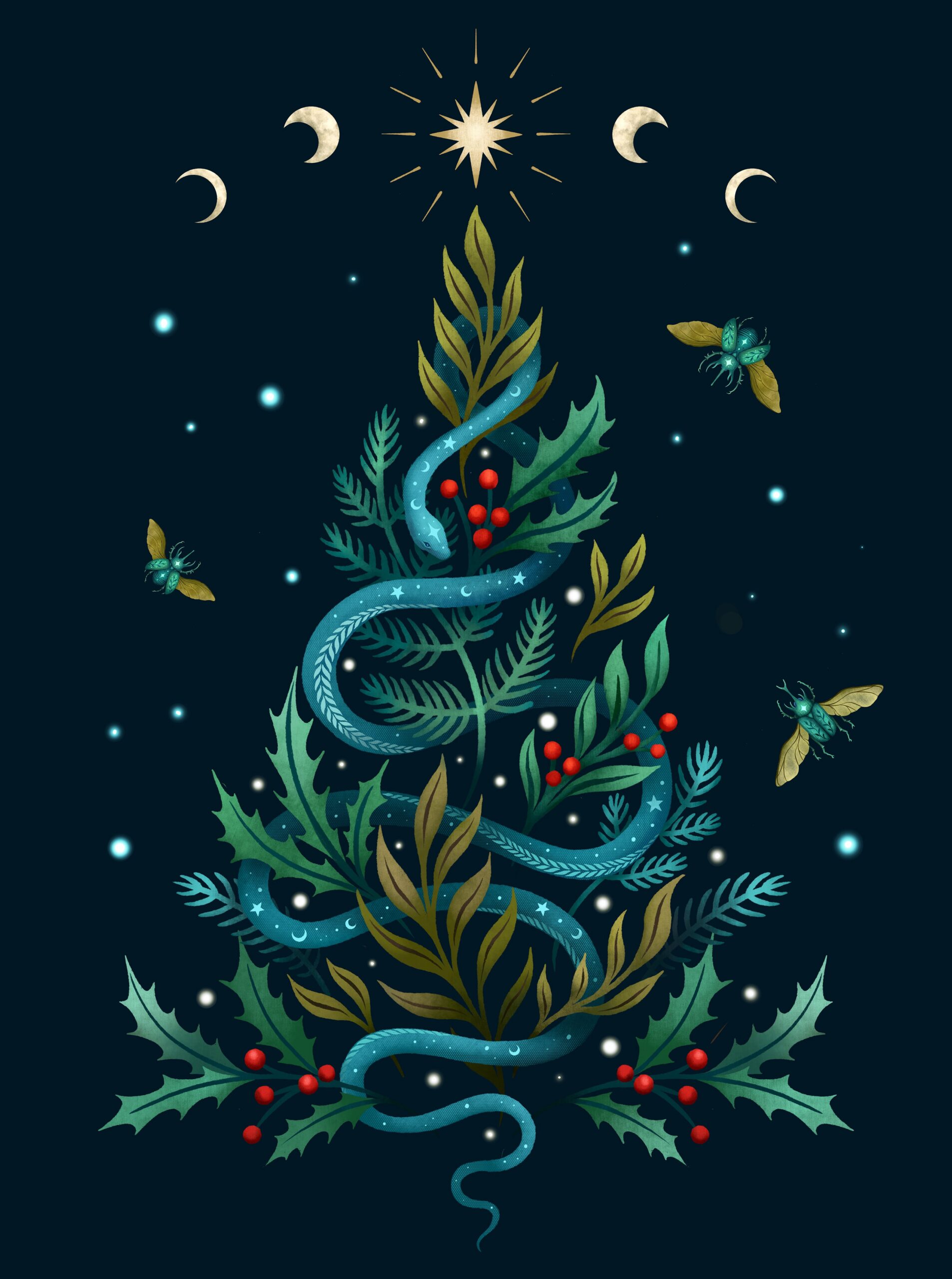 Serpentine Christmas Tree