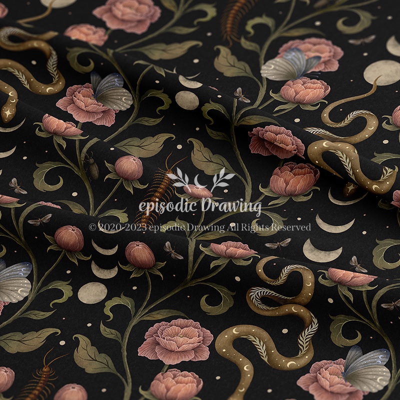 Serpentine Garden Pattern