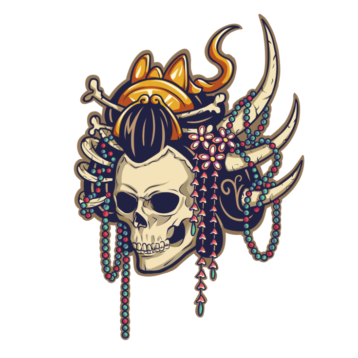 Geisha Skull