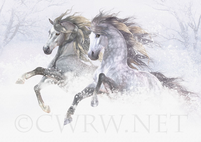 Snow Horses II