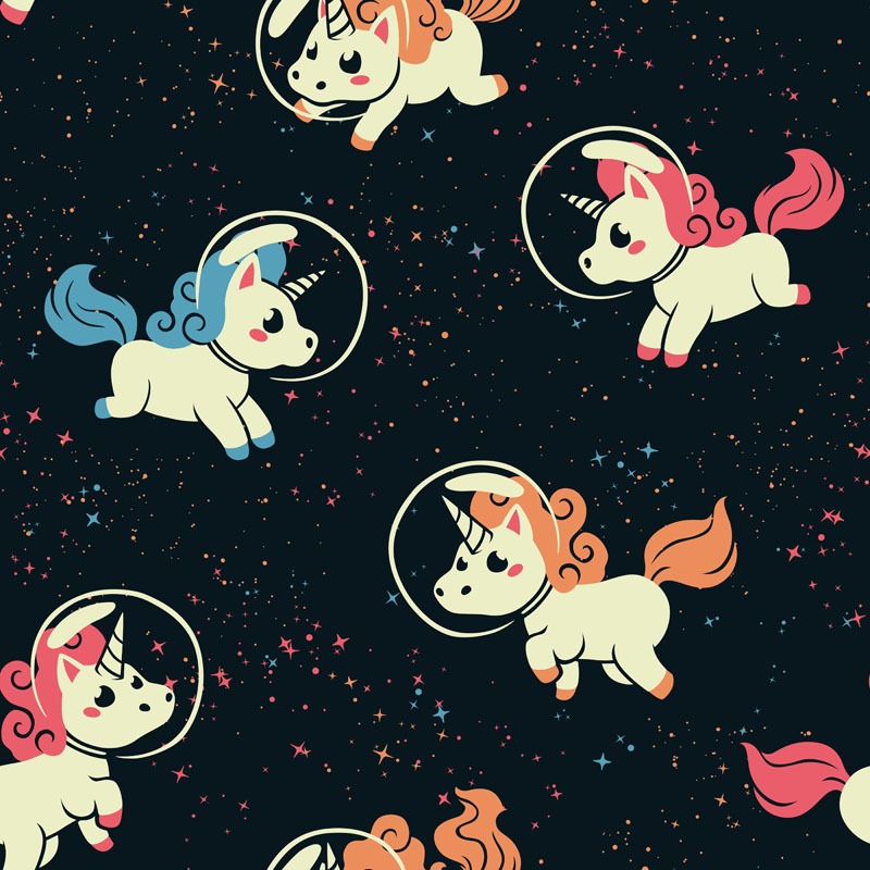 Space Unicorn Pattern