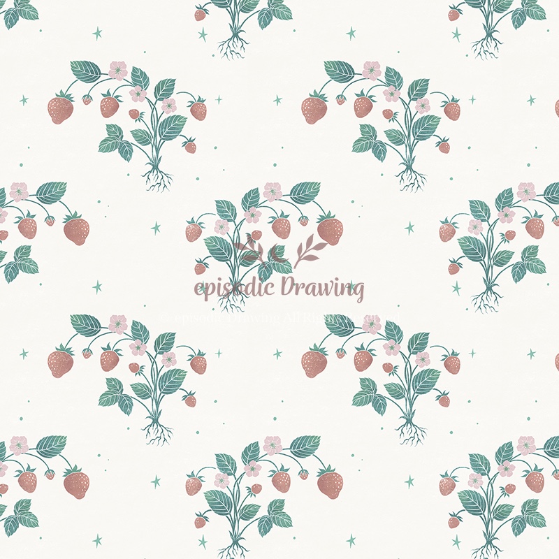 Strawberry Garden Pattern