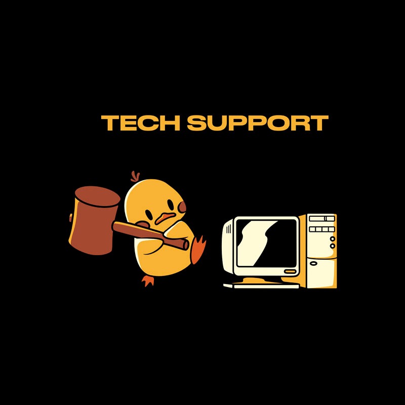 Tech Support Funny Duck