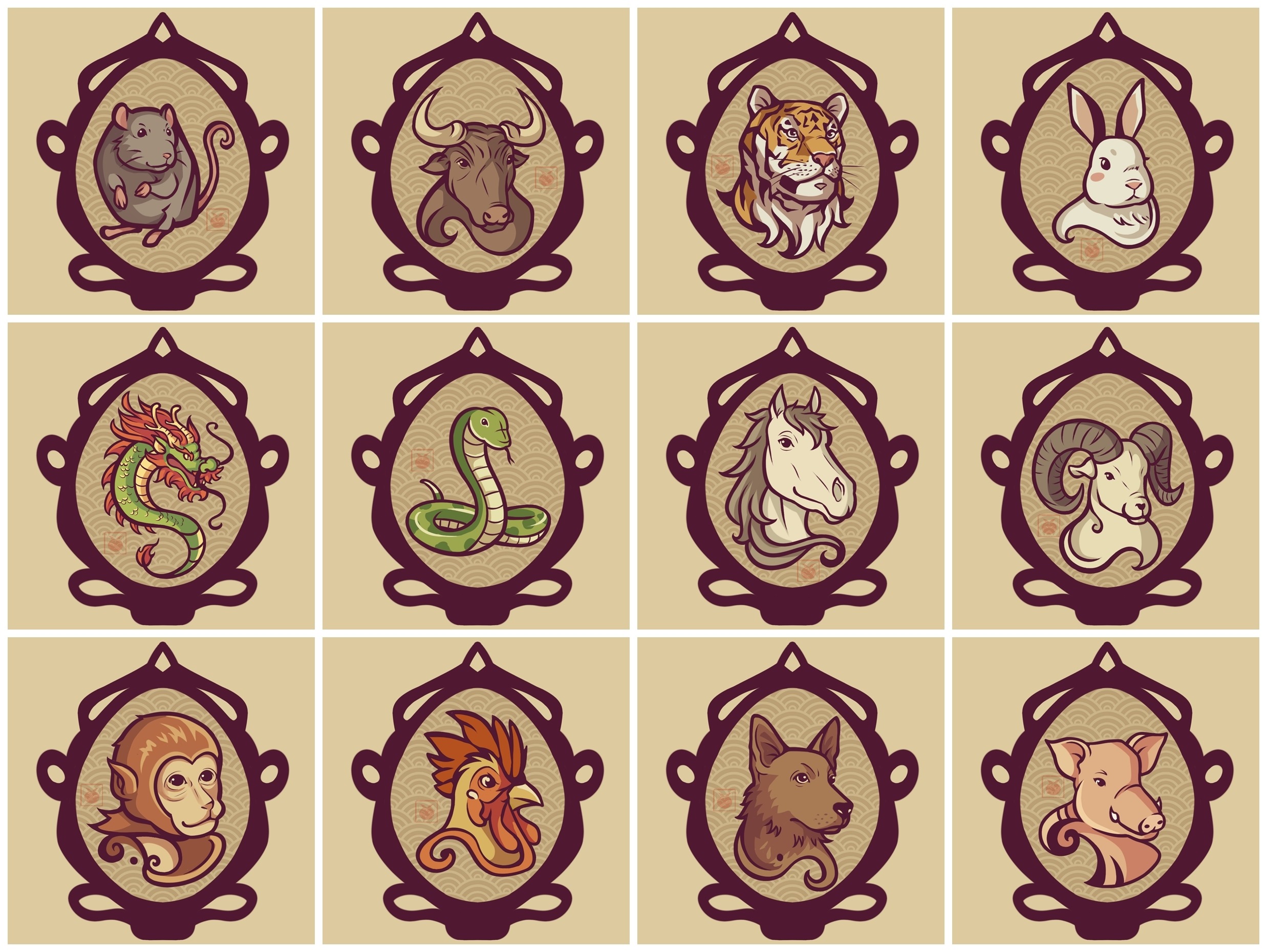 Chinese Zodiac Portrait