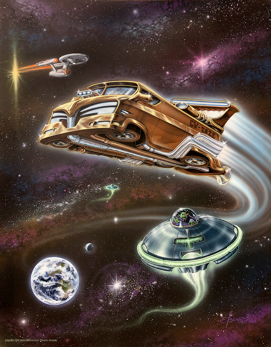 galactic Getaway “Parody” Van art