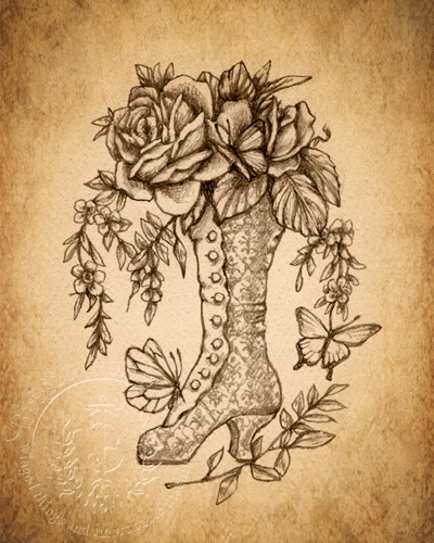 Vintage Romance Boot