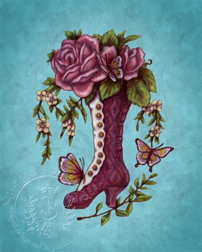 Vintage Romance Boot (color)