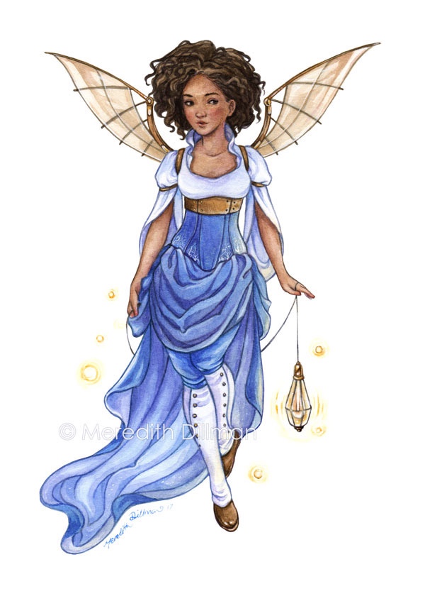 Winter Fairy with Lantern