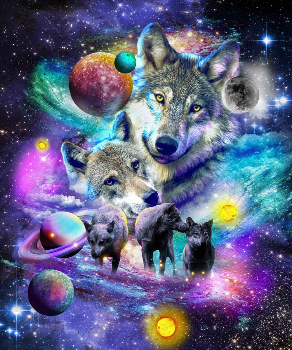 Cosmic Wolf Guardians