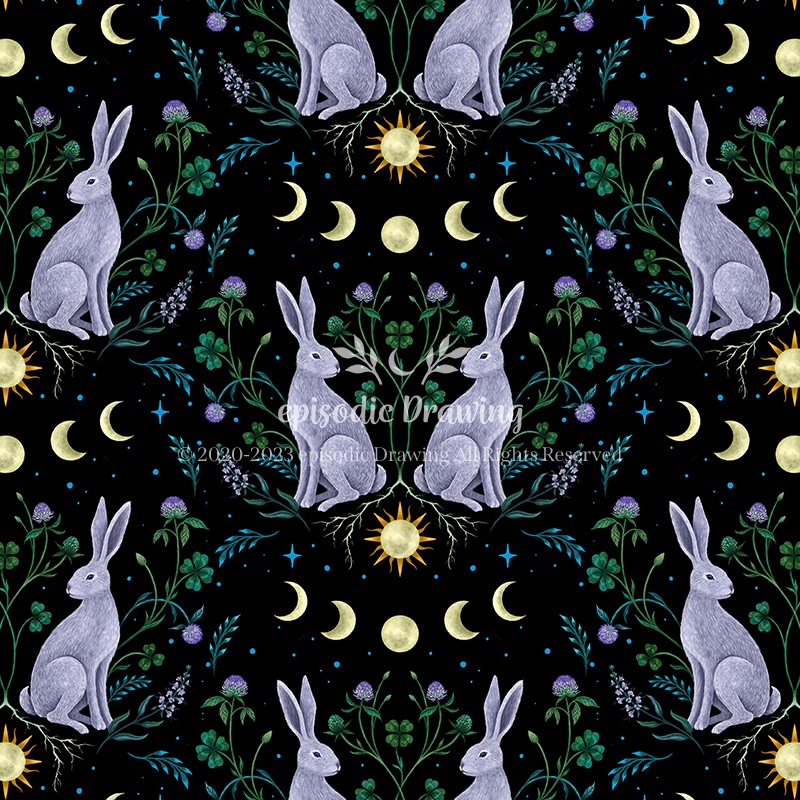 Year of Rabbit Pattern